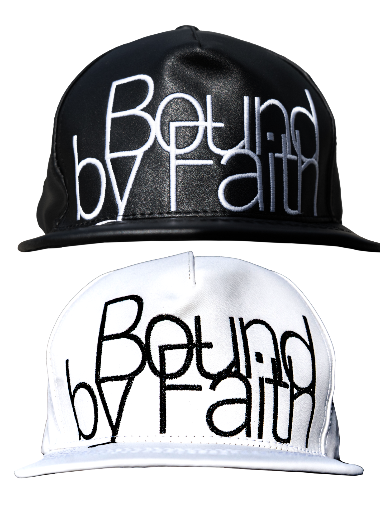 BoundByFaith Leather Snapback