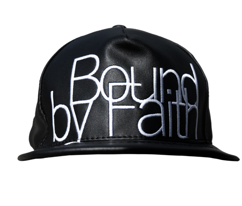 BoundByFaith Leather Snapback