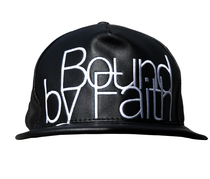 BoundByFaith Leather Snapback