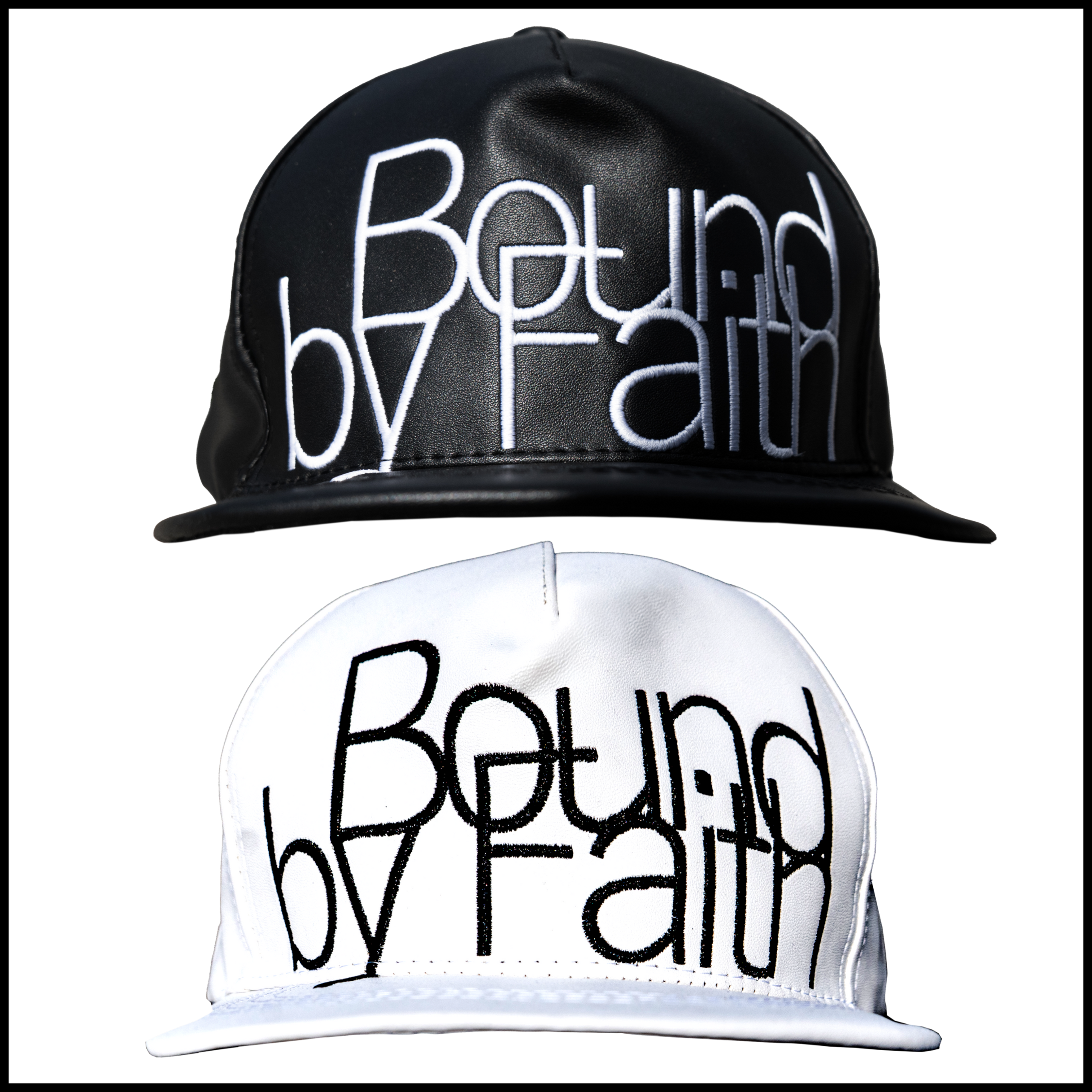 BoundByFaith Leather Snapback