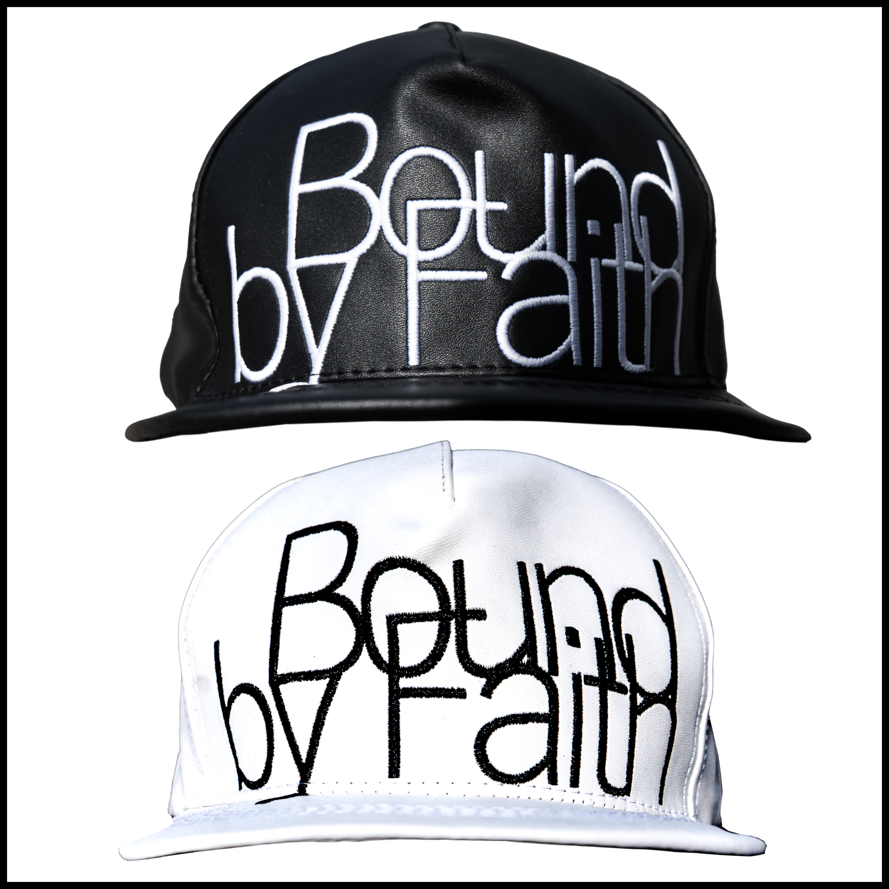 BoundByFaith Leather Snapback