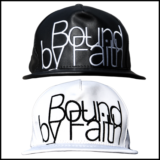 BoundByFaith Leather Snapback